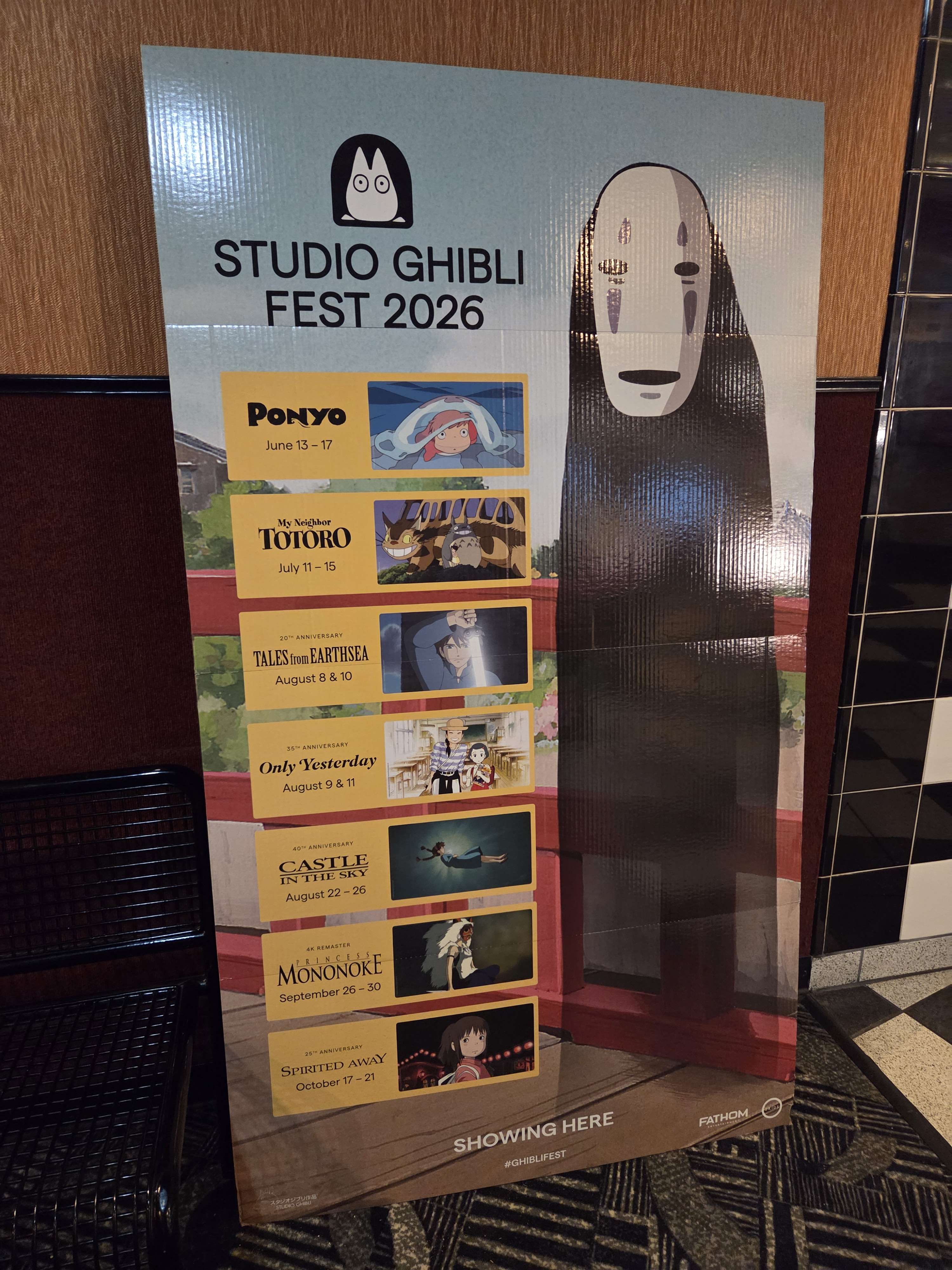Studio Ghibli Fest 2026 Standee