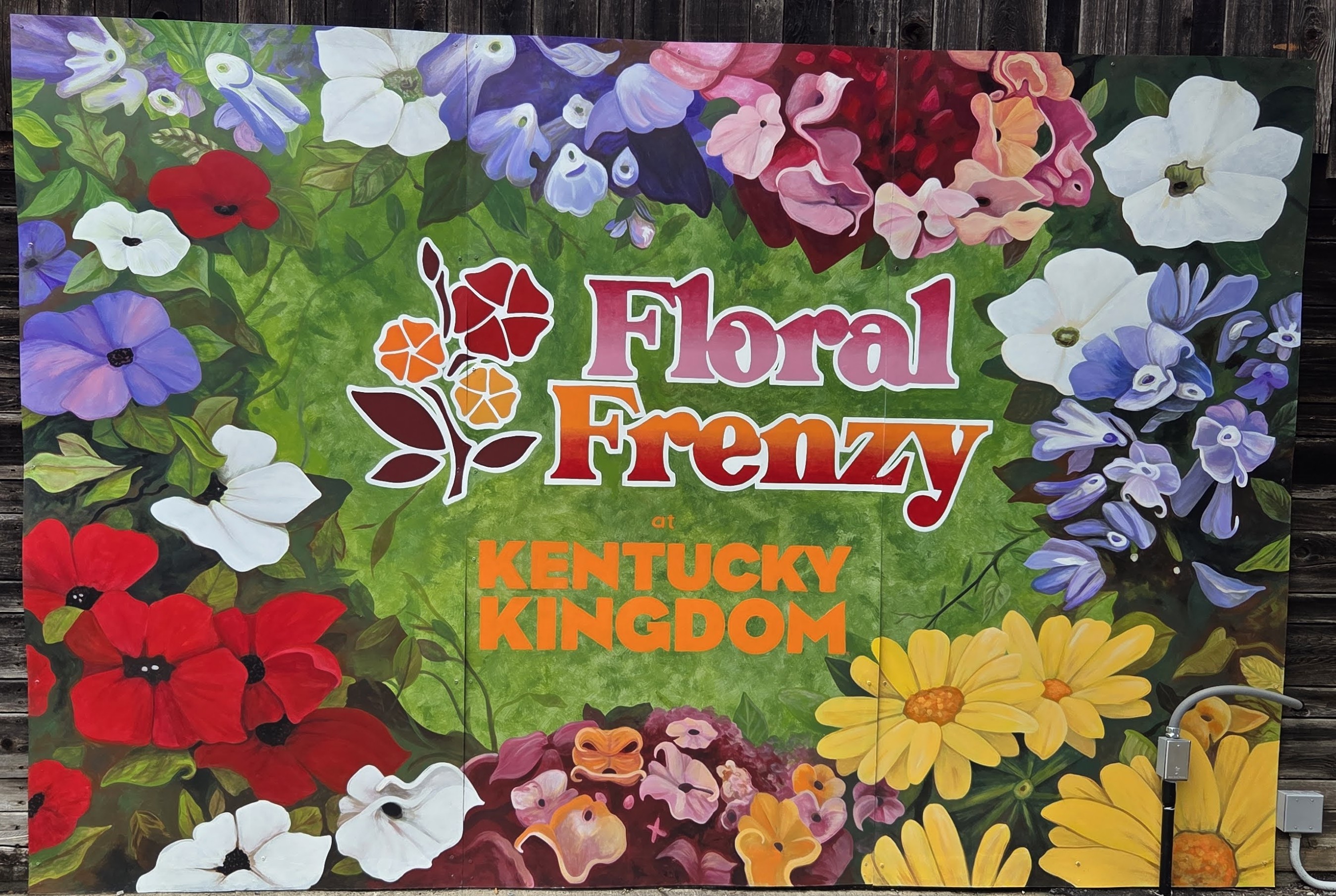 Floral Frenzy sign