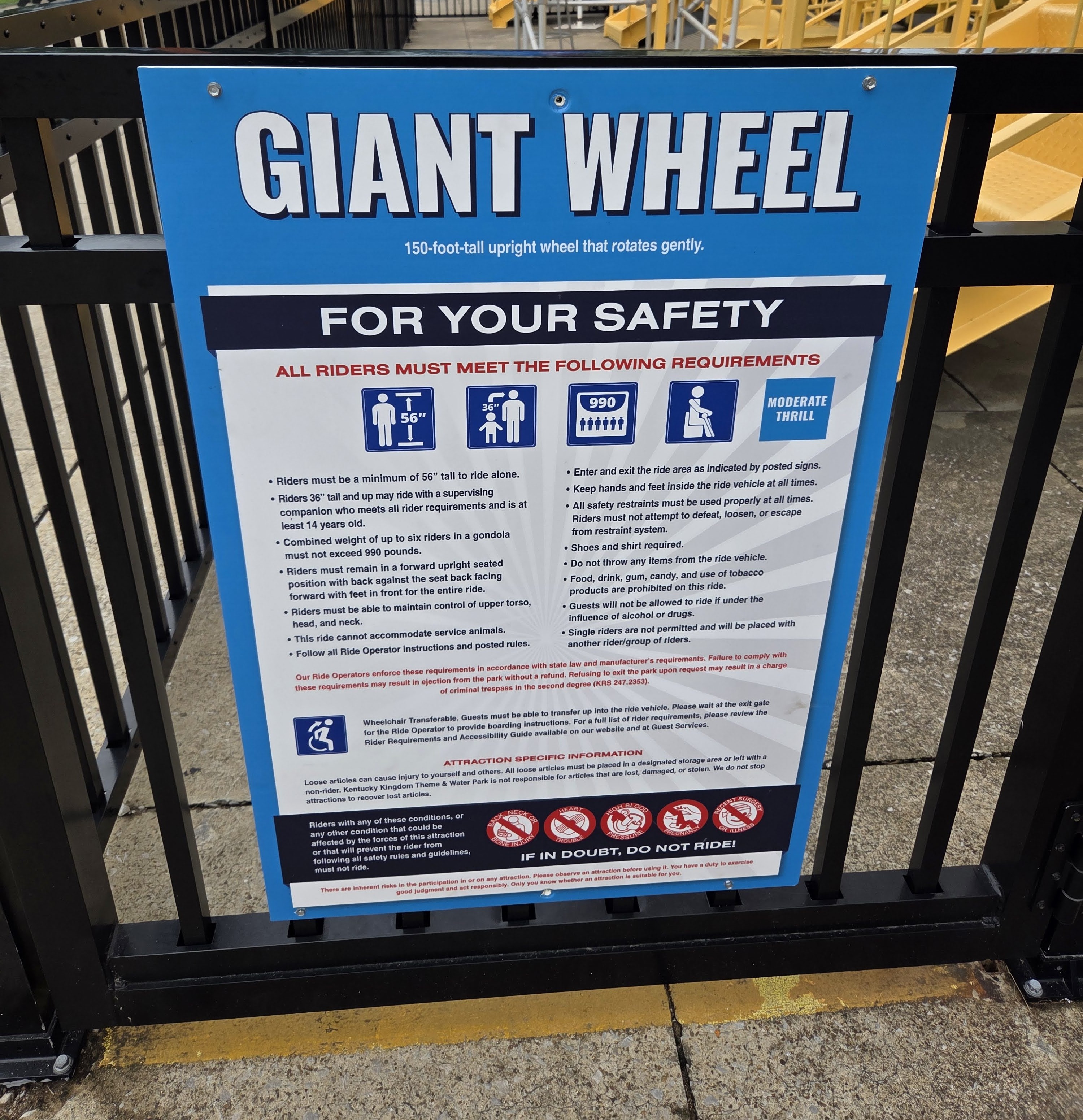 Giant Wheel sign