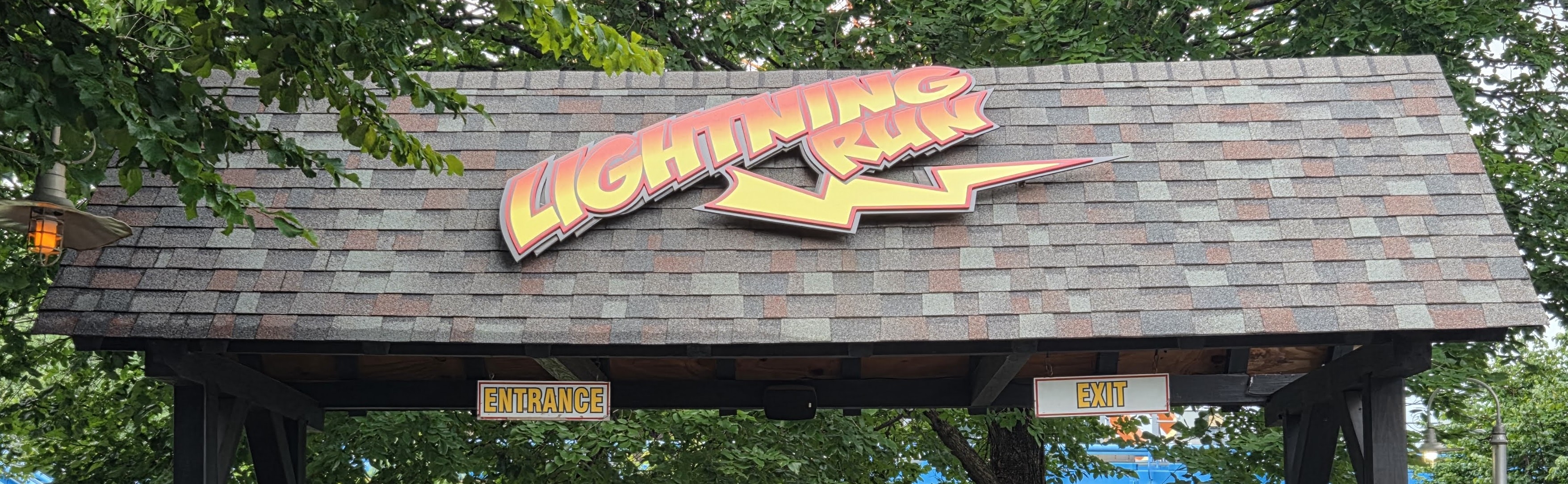 Lightning Run sign