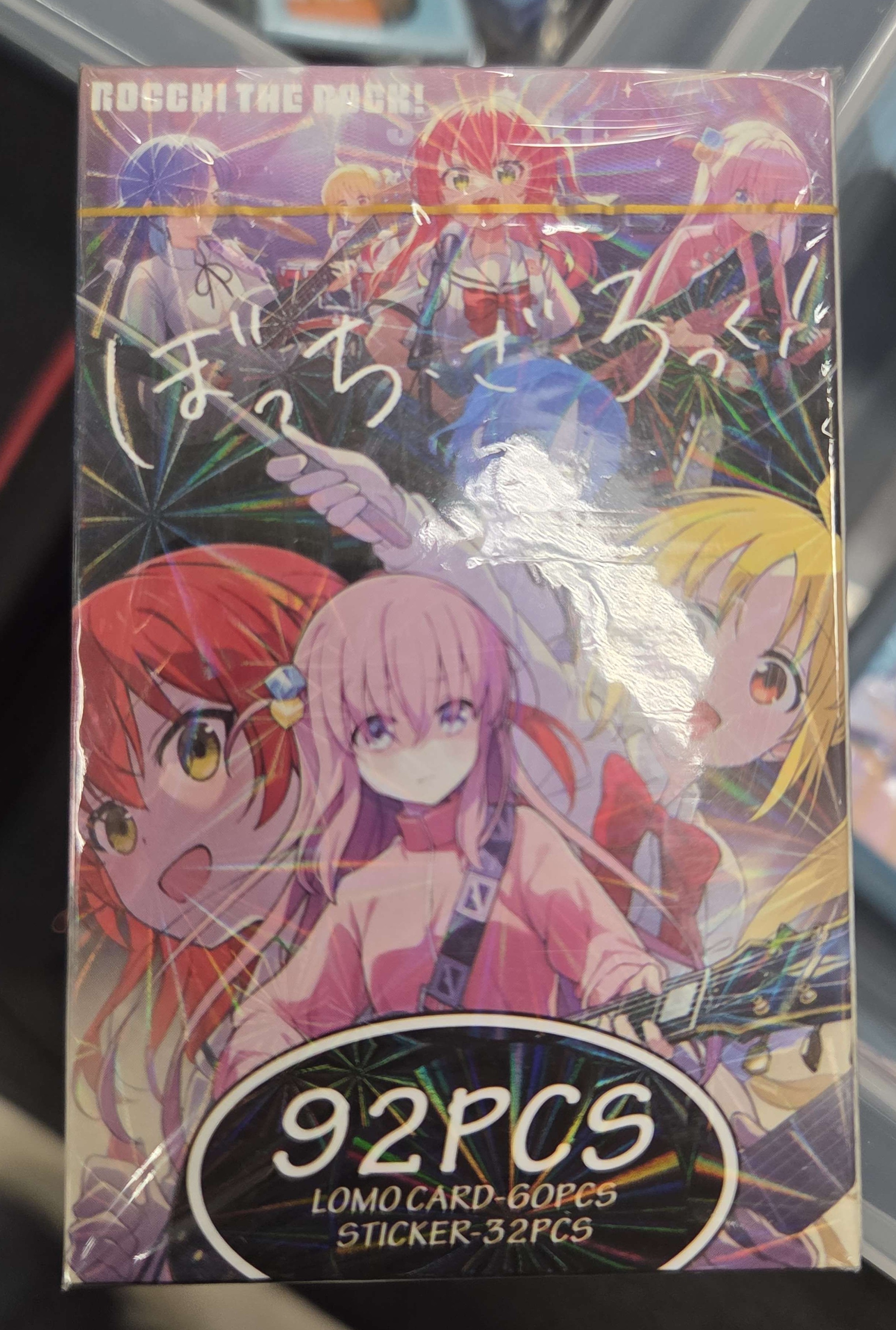 Sealed pack of lomo cards for the Bocchi the Rock anime